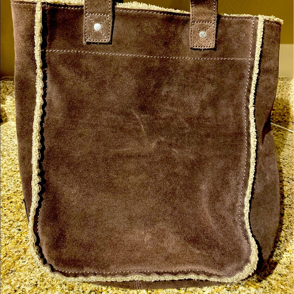American Eagle Boho shoulder bag, Sherpa trimmed